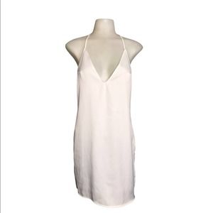 Forever 21 | White Backless Strappy Mini Dress •